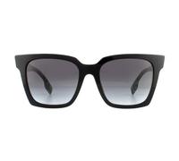 Burberry BE4335 MAPLE 39298G Woman Sunglasses Acetate Black Grey Squared Normal Shaded