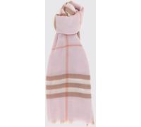 Burberry Wool Check Pattern Scarf - Size: OS - female