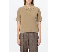 Burberry Wool Knit Polo Shirt with Classic Collar and Ribbed Trims - Size: XS - female