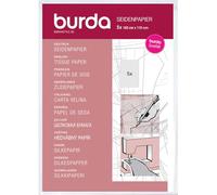Burda 2Gtis | Dressmakers Tissue Paper | 110 x 150 cm, Fabric, Pink, One Size
