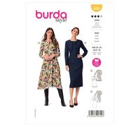 BURDA 5983 MISSES DRESSES Sewing Pattern Sizes 8 - 18 Skill: AVERAGE