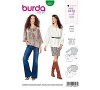 Burda Style Sewing Pattern B6227 Misses’ Blouse with Drawstring Neckline