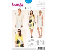 Burda Paper Sewing Pattern 6773 Dresses, Jackets 8-10-12-14-16-18