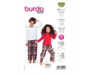 BURDA 9250 COORDINATES PANTS TOPS Sewing Pattern Sizes 4-10 Skill: SUPER EASY