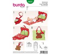 Burda B6623 Baby Changing Bag Sewing Pattern Paper Template, White (19 x 13 x 1 cm) [Instructions May Not Be in English]