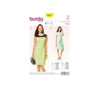 Burda - B6627 - Dress Sewing Pattern with a White Paper Template - 19 x 13 x 1 cm [English Language Instructions not Guaranteed]