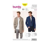 Burda b6932 Coat and Jacket Sewing Pattern 19 x 13 cm
