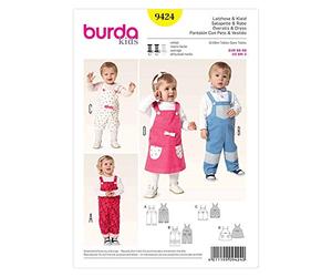 Burda b9424 Jumpsuit and Dress Sewing Pattern 19 x 13 cm