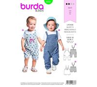 Burda Baby Easy Sewing Pattern 9337 Overall Dungarees