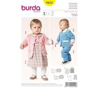 Burda Baby & Toddler Easy Sewing Pattern 9422 - Dress, Jackets & Trousers