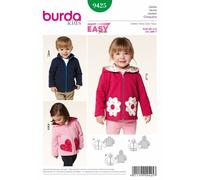 BURDA 9425 CHILD'S COAT Sewing Pattern Ages 18M - 7 Years Skill: SUPER EASY