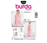 Burda Ladies Costume Historical Dress 1888 Sewing Pattern