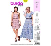 Burda Ladies Easy Sewing Pattern 6403 Sun Dress in Length Variations