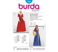 Burda Ladies Easy Sewing Pattern 7468 Dress & Bonnet Damsel Fancy Dress Costumes