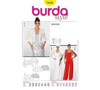 Burda Ladies Sewing Pattern 7686 - Boleros Sizes: 10-22 by Burda