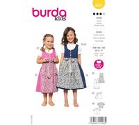 burda Paper Cut Children's Dirndl #9230 Size 104-146
