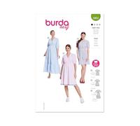 Burda Paper Sewing Pattern 5803 Dresses 8-22 (34-48)