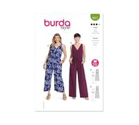 Burda Paper Sewing Pattern 5817 Jumpsuits 10-22 (36-48)