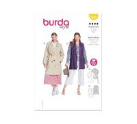 Burda Paper Sewing Pattern 5840 Coats, Waistcoats 20-34 (46-60)