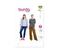 Burda Paper Sewing Pattern 5843 Tops 10-20 (36-46)
