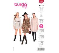 Burda Paper Sewing Pattern 6055 Dresses 8-22 (34-48)