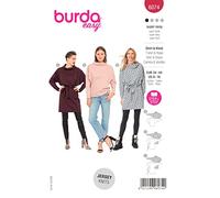 Burda Paper Sewing Pattern 6074 Tops, Dresses 8-18 (34-44)