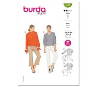 Burda Paper Sewing Pattern 6146 Tops 34 to 44