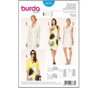 Burda Paper Sewing Pattern 6773 Dresses, Jackets 8-10-12-14-16-18