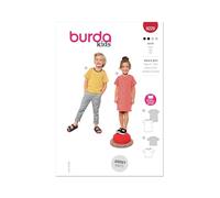 Burda Paper Sewing Pattern 9229 Tops, Dresses 4-11 (104-146)