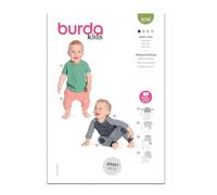 Burda Paper Sewing Pattern 9246 Tops, Trousers Ages: 1 Month-18 Months
