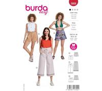 Burda Sewing Pattern 5808 Trousers [Ladies Size 6-18] Level 1 Super Easy
