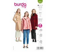 Burda Sewing Pattern 5872 Coat [Ladies Size 6-18] Level 1 Super Easy