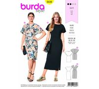Burda Sewing Pattern 6439 Woman's Back Interest Dress
