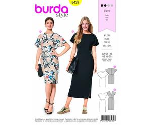 Burda Sewing Pattern 6439 Woman's Back Interest Dress