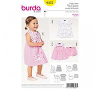 Burda Style Sewing Pattern B9357 Babies' Collar Dress and Panties