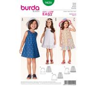 Burda Sewing Pattern 9420 Toddlers Child's Summer Swing Dress