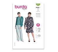 Burda Sewing Pattern X05678BURDA Burda Style Pattern 5678 Misses' Dress and Blouse 10-22 (36-48)