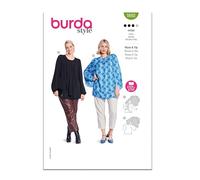 Burda Sewing Pattern X05692BURDA Burda Style Pattern 5692 Misses' Blouse and Shirt 20-34 (46-60)