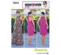 Burda Simplicity s7844.h5 Dress Sewing Pattern Paper 21 x 15 cm White