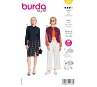 Burda Style #5671 Women's Paper Sewing Pattern Short Jacket & Blouson Size 8-20 Sewing Level: Medium