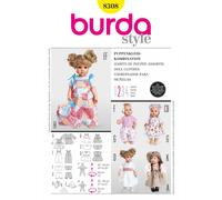 Burda Style Sewing Pattern B8308 Doll's Clothes