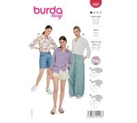 Burda Style Pattern 5887 | Blouses in Various Lengths to Sew Yourself for Beginners | Women's Size 34 - 48 | Sewing Level: Light