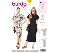 Burda Style Sewing Pattern B6439 – Women's Back-Interest Dress – Sizes 10–20