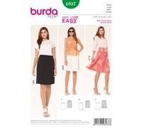 Burda Style Sewing Pattern 6937 Women's Cute Summer Skirts in Three Variations