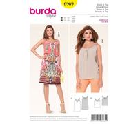 Burda Style Sewing Pattern B6969 Misses' Dress and Top