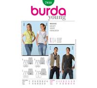 Burda Style Sewing Pattern 7810 Men's and Women's Unisex Different Styled Vests