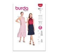 Burda Style Sewing Pattern B5737 Misses' Dress & T-Shirt