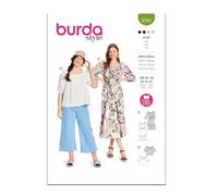 Burda Style Sewing Pattern B5741 Misses' Blouse & Dress