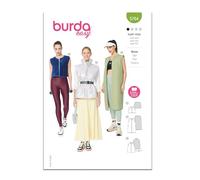 Burda Style Sewing Pattern B5764 Misses' Waistcoats and Vest