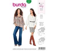 Burda Style Sewing Pattern B6227 Misses’ Blouse with Drawstring Neckline